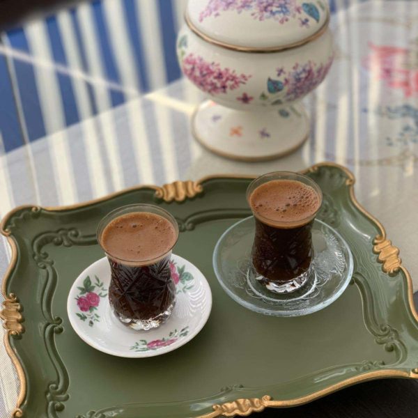 Coffee, Turkish coffee, kahve sunumu, Türk kahvesi, Turkish coffee in glass, Bardakta Türk kahvesi