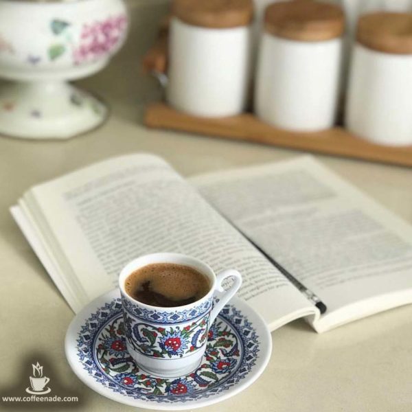 Coffee, Turkish coffee, kahve sunumu, Türk kahvesi, Reading book with coffee