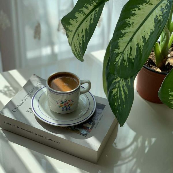 Coffee and book, Turkish coffee, kahve sunumu, Türk kahvesi