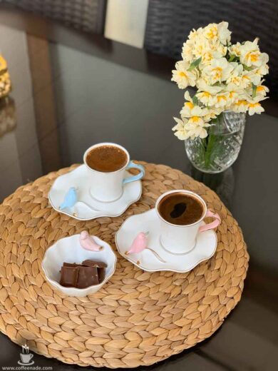 Türk kahvesi, Turkish coffee, kahve sunumu, kahve, coffee, Turkish coffee