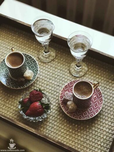 Türk kahvesi, Turkish coffee, kahve sunumu, kahve, coffee, Turkish coffee