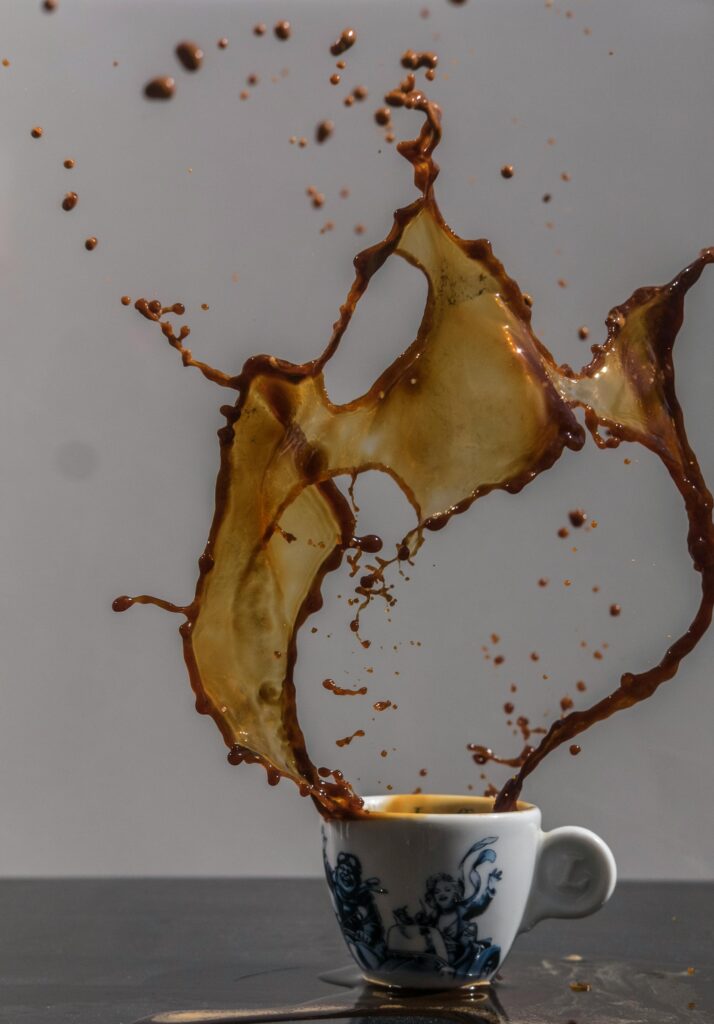coffee splash art